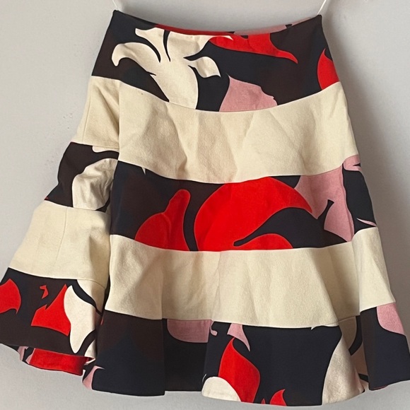 Delpozo Multi-color Flared Mini Skit - Picture 2 of 12